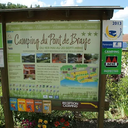 Camping Eco-responsable Du Pont De Braye 3* Chastanier
